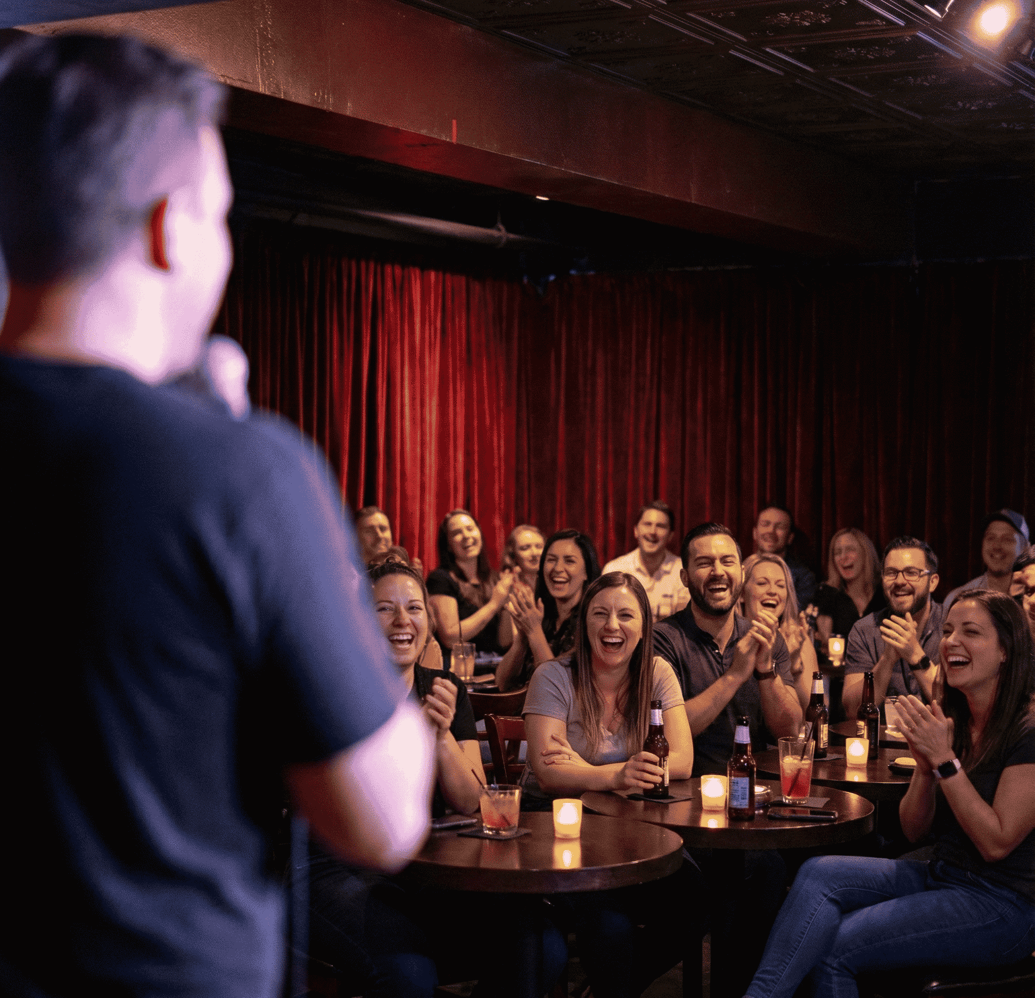 Live comedy at Mac's at 19 Broadway Fairfax CA